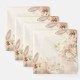 Napron Paste 40x150 cm bumbac 100% Elon floral pastelat cu iepuras