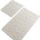 Set 2 covorase baie bumbac, Alessia Home, Lino - Powder