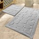 Set 2 covorase baie bumbac, Alessia Home, Lino - Powder