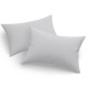 Set fete de perna 50x70 cm policoton Artus Negru cu model minimalist geometric