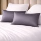 Set 2 fete de perna maro deschis 50x70 cm din bumbac satinat First Choice Satin