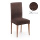 Set 2 huse scaun bielastice Premium ROC 40–50 cm bej inchis C/11 - fixare perfectă și aspect modern