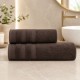 Set 2 prosoape baie bumbac 100% terry 500 GSM Rabi Bej cu bordura texturata