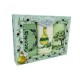 Set 3 prosoape bucatarie bumbac 100% cu broderie Olive verde 30x50 cm in cutie eleganta