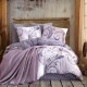 Set 5 piese, lenjerie de pat + patura, Nazenin Home, Amazon Petrol