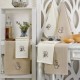 Set 6 prosoape bucatarie cu broderie cu prajituri delicioase, 40x60cm, Eponje Home