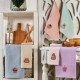 Set 6 prosoape bucatarie cu broderie marina 40x60cm, Eponje Home