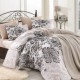 Lenjerie pat dublu bumbac 100% ranforce,Nazenin Home, Luxury Maro