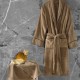 Set halat baie mărime XL și prosop bumbac 100%, Deluxe Antracit, Cotton Box