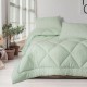 Set pilota iarna Softwash Cotton Box Stone bej cu cearsaf si 2 fete de perna
