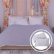 Set pilota lana iarna 200x215cm cu 2 perne antialergice, culoare cappuccino