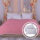 Set pilota lana iarna 200x215cm cu 2 perne antialergice, culoare cappuccino
