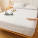 Set protectie matlasata impermeabila cu elastic pentru saltea 100x200 cm  si 1 fata perna 50x70cm alb