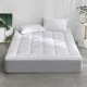Topper saltea Comfort Soft alb 5 cm 140x200 cm Deluxe Pucioasa cu elastic în colțuri.