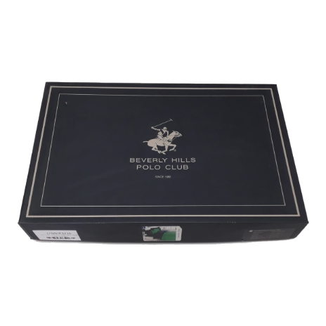 Lenjerie de pat BHP Club din bumbac 100% ranforce cu design în carouri alb-negru