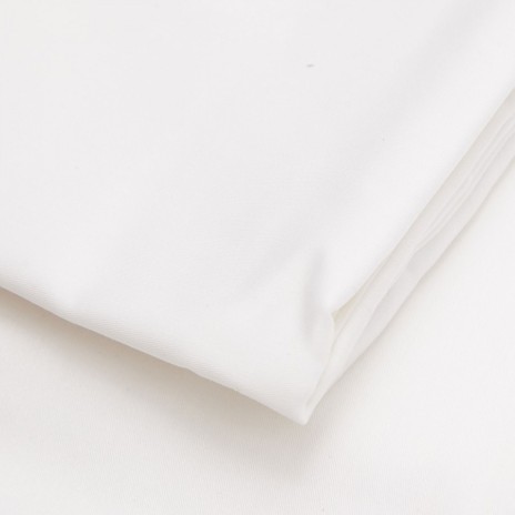 Cearceaf de pat satin cu elastic bumbac 100%, 180x200cm, alb