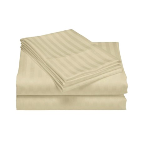 Cearceaf de pilota damasc 140x220 cm cappuccino din bumbac 100%