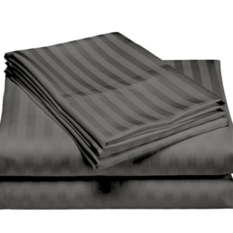 Cearceaf de pilotă damasc 160x220cm gri antracit, bumbac mercerizat, perfect ca rezervă