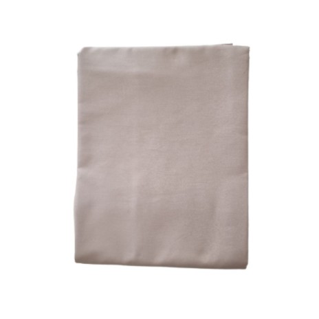 Cearceaf pat bumbac satinat 240x260cm, Nazenin Home, Line Bej