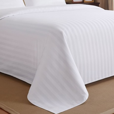 cearceaf pat damasc hotelier alb 240x260 dungi 3cm