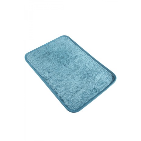 Covoras baie 40x60 cm, Alessia Home, Footprint - Blue