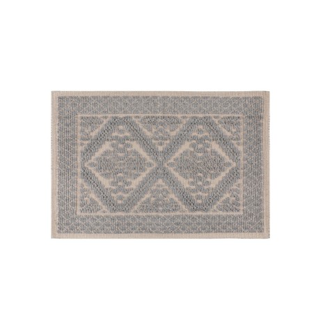 Covoras baie 40x60cm, bumbac 100%, Kilim bleu