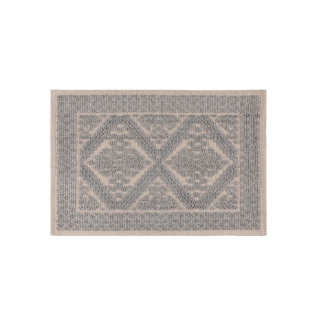 Covoras baie 40x60cm, bumbac 100%, Kilim bleu