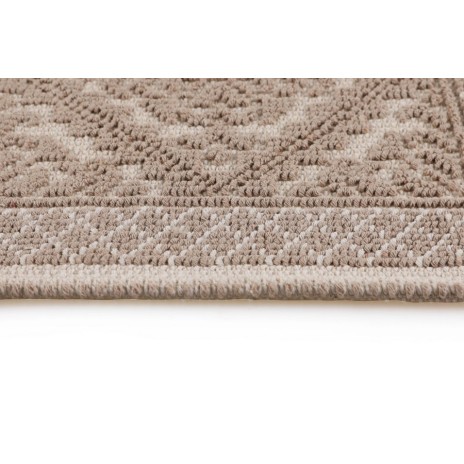 Covoras baie 40x60cm, bumbac 100%, Kilim maro