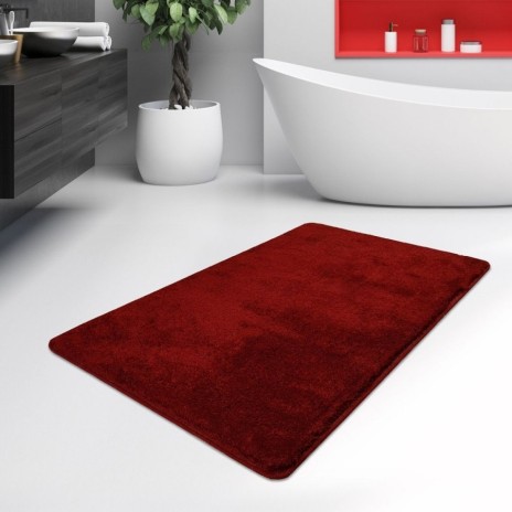 Covoras baie acril 80x140 Havai Rosu Alessia Home