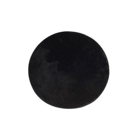 Covoras baie rotund acril 90 cm Havai Negru Alessia Home