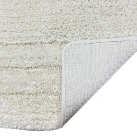 Covoras baie bumbac 80x130cm, Alessia Home, Elena Ecru