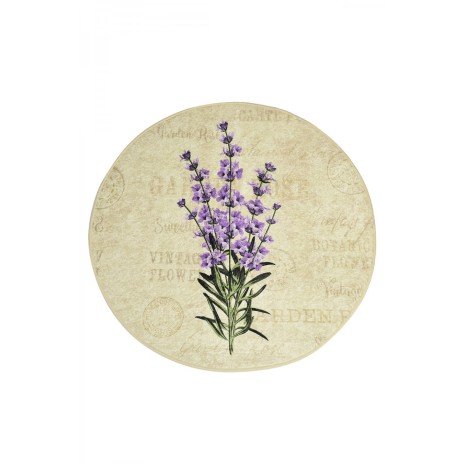 Covoras de baie rotund, Alessia Home, Lavanda