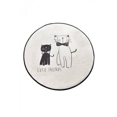 Covoras de baie, Alessia Home, Little Cats DJT, 100 cm