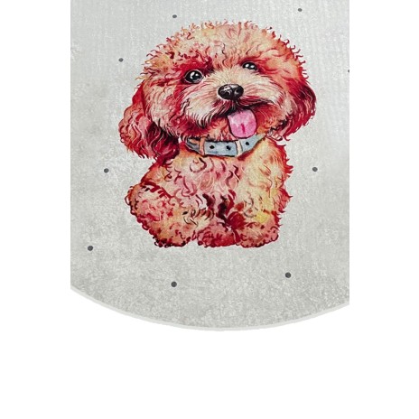 Covoras de baie rotund, Chilai Home, Terrier Djt (80 cm)