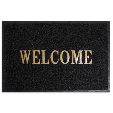 Covoras intrare, 40x60cm, Welcome Black