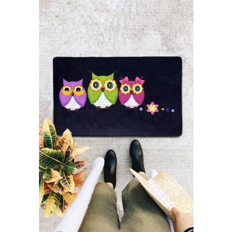 Covoras intrare pvc, 40x60cm, Three Owls