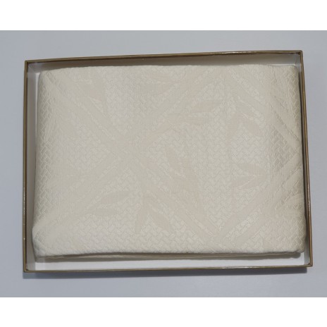 Cuvertura jacquard bambus 160x230cm, Bamboo Cream