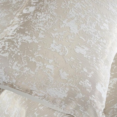 Cuvertura pat cappuccino jacquard chenille Slayka 230x240 cm cu fete de perna