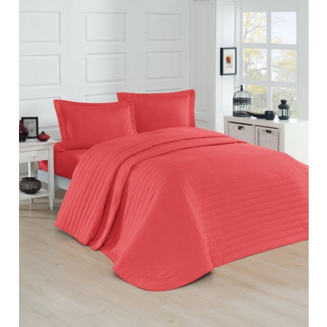 Cuvertura matlasata 220x240cm, Eponj Home, Monart Corai