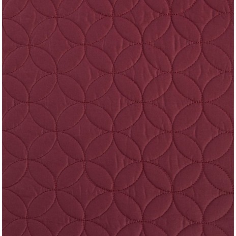 Cuvertura matlasata bumbac 100%, 240x260cm, TAC, Basic Bordo