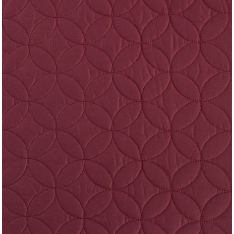 Cuvertura matlasata bumbac 100%, 240x260cm, TAC, Basic Bordo