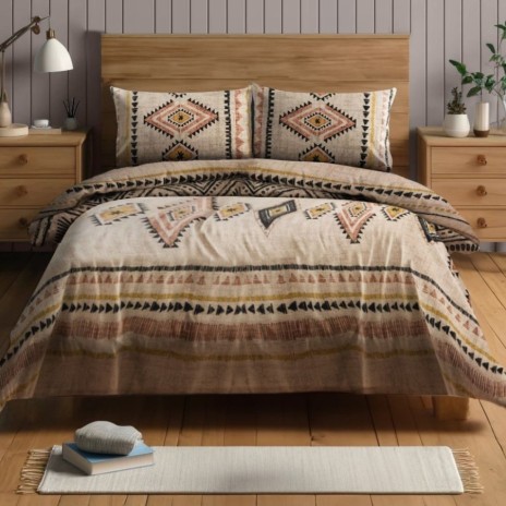 Cuvertura subtire bumbac Felix Rosu Teracota 200x230cm Cotton Box