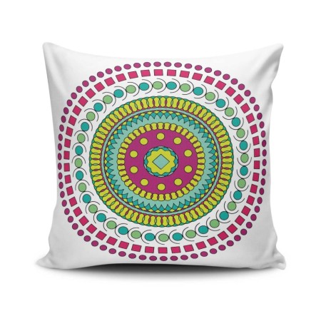 Fata perna decorativa 43x43cm, Mandala 38