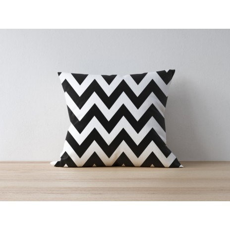 Fata perna decorativa 43x43cm, Zig Zag