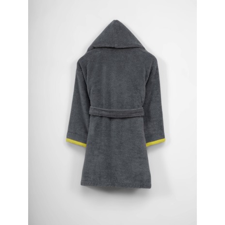 Halat baie copii din bumbac 100%, 3 - 6 ani, Grey Son