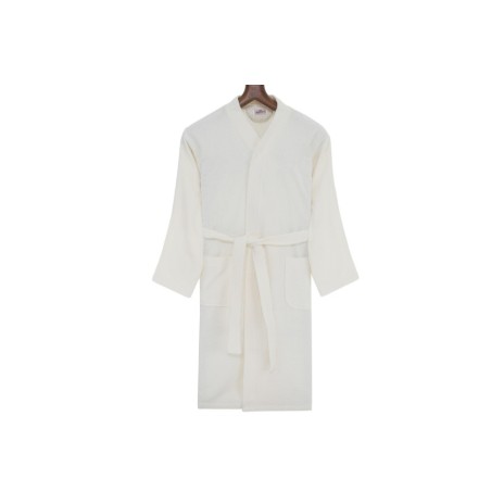 Halat baie dama din bumbac 100%, marimea S/M, Smart Crem