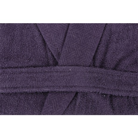 Halat baie unisex bumbac 100%, marime L, Yade Purple