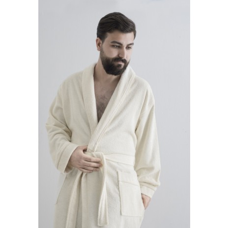 Halat de baie bumbac 100%, Story Home, L-XL, Joseph Robe Dust