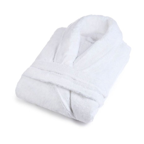 Halat baie alb, bumbac 100% velur, marime XL/XXL, absorbant
