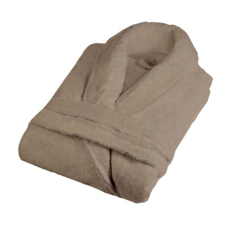 Halat baie Cappuccino, bumbac 100% velur, marime XL/XXL, absorbant
